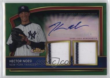 2011 Topps Finest - [Base] - Green Refractor Rookie Autographed Dual Relics #91 - Hector Noesi /149
