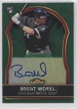 2011 Topps Finest - [Base] - Green Refractor Rookie Autographs #78 - Brent Morel /199