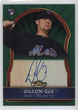 2011 Topps Finest - [Base] - Green Refractor Rookie Autographs #79 - Dillon Gee /199