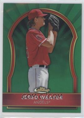 2011 Topps Finest - [Base] - Green Refractor #52 - Jered Weaver /199