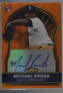 2011 Topps Finest - [Base] - Orange Refractor Rookie Autographs #86 - Michael Pineda /99 [Noted]