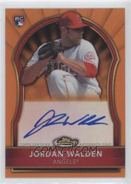 2011 Topps Finest - [Base] - Orange Refractor Rookie Autographs #88 - Jordan Walden /99