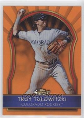 2011 Topps Finest - [Base] - Orange Refractor #15 - Troy Tulowitzki /99