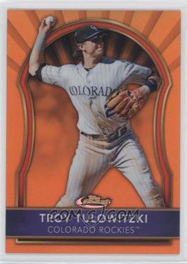 2011 Topps Finest - [Base] - Orange Refractor #15 - Troy Tulowitzki /99