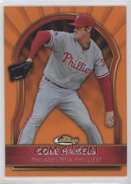 2011 Topps Finest - [Base] - Orange Refractor #24 - Cole Hamels /99