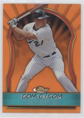 2011 Topps Finest - [Base] - Orange Refractor #44 - Giancarlo Stanton /99