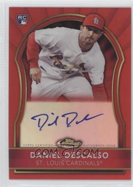 2011 Topps Finest - [Base] - Red Refractor Rookie Autographs #100 - Daniel Descalso /25