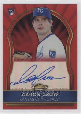 2011 Topps Finest - [Base] - Red Refractor Rookie Autographs #96 - Aaron Crow /25