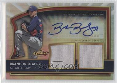 2011 Topps Finest - [Base] - Refractor Rookie Autographed Dual Relics #77 - Brandon Beachy /499