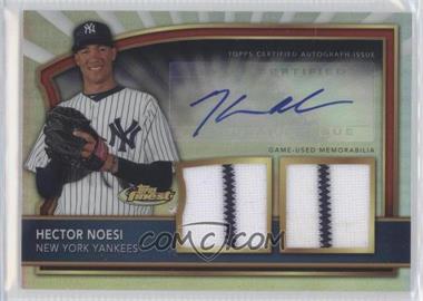 2011 Topps Finest - [Base] - Refractor Rookie Autographed Dual Relics #91 - Hector Noesi /499