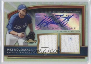 2011 Topps Finest - [Base] - Refractor Rookie Autographed Dual Relics #98.1 - Mike Moustakas /499