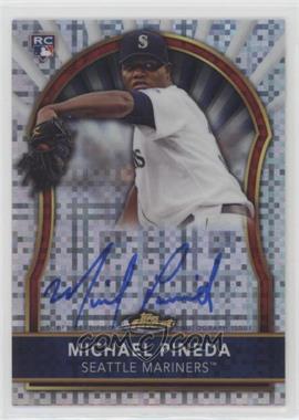 2011 Topps Finest - [Base] - X-Fractor Rookie Autographs #86 - Michael Pineda /299