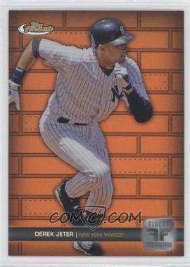 2011 Topps Finest - Finest Foundations - Orange Refractor #FF015 - Derek Jeter