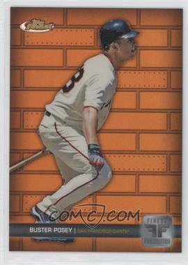 2011 Topps Finest - Finest Foundations - Orange Refractor #FF07 - Buster Posey