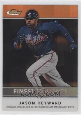 2011 Topps Finest - Finest Moments - Orange Refractor #FM11 - Jason Heyward