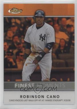 2011 Topps Finest - Finest Moments - Orange Refractor #FM3 - Robinson Cano