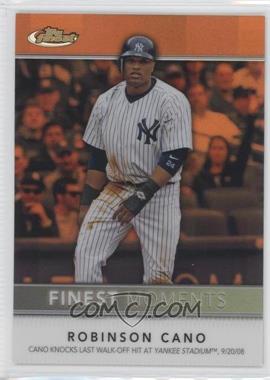 2011 Topps Finest - Finest Moments - Orange Refractor #FM3 - Robinson Cano