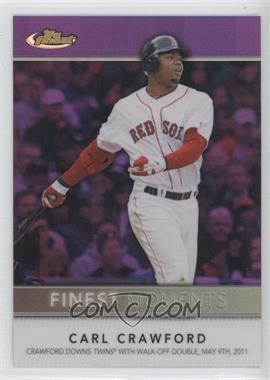 2011 Topps Finest - Finest Moments - Purple Refractor #FM2 - Carl Crawford