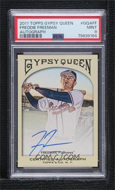 2011 Topps Gypsy Queen - Autographs #GQA-FF - Freddie Freeman [PSA 9 MINT]