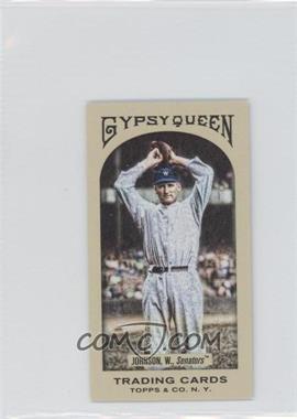 2011 Topps Gypsy Queen - [Base] - Mini Leather #38 - Walter Johnson /10