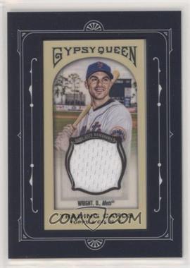 2011 Topps Gypsy Queen - Framed Mini Relics #FMRC-DW - David Wright
