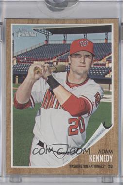 2011 Topps Heritage - [Base] - Blank Topps Vault Back #_ADKE - Adam Kennedy /1