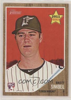 2011 Topps Heritage - [Base] - Target Red Tint #131 - Brett Sinkbeil