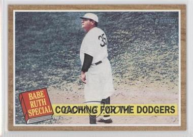 2011 Topps Heritage - [Base] - Wal-Mart Blue Tint #142.1 - Babe Ruth Special - Coaching for the Dodgers