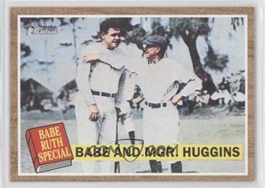 2011 Topps Heritage - [Base] #137.1 - Babe Ruth Special - Babe Ruth And Mgr. Huggins