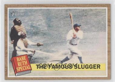 2011 Topps Heritage - [Base] #138.1 - Babe Ruth Special - The Famous Slugger