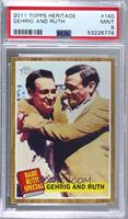 Babe Ruth Special - Gehrig and Ruth [PSA 9 MINT]