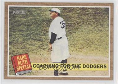 2011 Topps Heritage - [Base] #142.1 - Babe Ruth Special - Coaching for the Dodgers