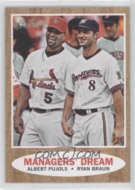 2011 Topps Heritage - [Base] #18 - Managers' Dream (Albert Pujols, Ryan Braun)