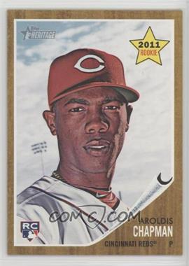 2011 Topps Heritage - [Base] #199 - Aroldis Chapman