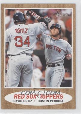 2011 Topps Heritage - [Base] #306 - Red Sox Rippers (David Ortiz, Dustin Pedroia)