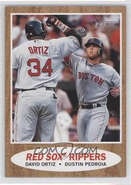 2011 Topps Heritage - [Base] #306 - Red Sox Rippers (David Ortiz, Dustin Pedroia)
