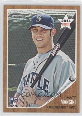 2011 Topps Heritage - [Base] #321 - Matt Mangini