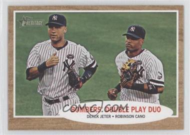 2011 Topps Heritage - [Base] #37 - Bombers' Double Play Duo (Derek Jeter, Robinson Cano)