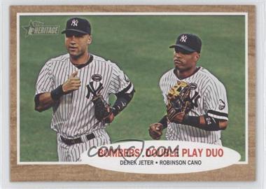 2011 Topps Heritage - [Base] #37 - Bombers' Double Play Duo (Derek Jeter, Robinson Cano)