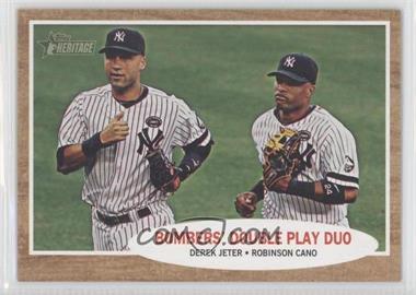 2011 Topps Heritage - [Base] #37 - Bombers' Double Play Duo (Derek Jeter, Robinson Cano)