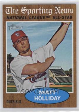 2011 Topps Heritage - [Base] #395 - The Sporting News All-Star - Matt Holliday