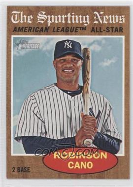 2011 Topps Heritage - [Base] #467 - The Sporting News All-Star - Robinson Cano
