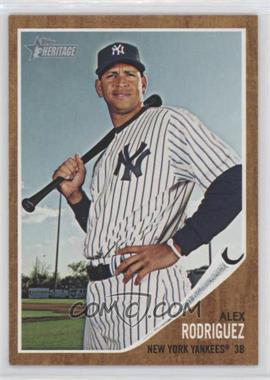 2011 Topps Heritage - [Base] #490.1 - Alex Rodriguez