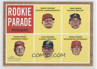 2011 Topps Heritage - [Base] #494 - Rookie Parade - Barry Enright, Mike Minor, Travis Wood, Alex Sanabia, Drew Storen