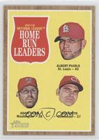 League Leaders - Albert Pujols, Adam Dunn, Joey Votto