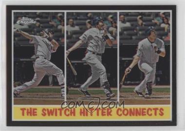 2011 Topps Heritage - Chrome - Black Refractor #C110 - The Switch Hitter Connects /62