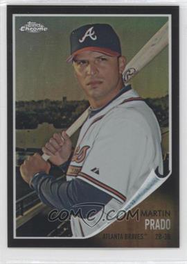 2011 Topps Heritage - Chrome - Black Refractor #C198 - Martin Prado /62