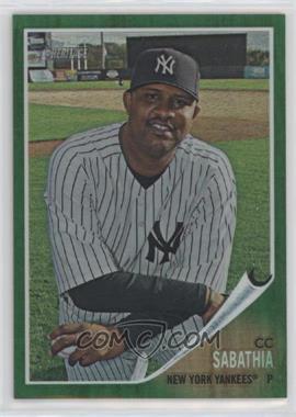 2011 Topps Heritage - Chrome - Green Refractor #C11 - CC Sabathia