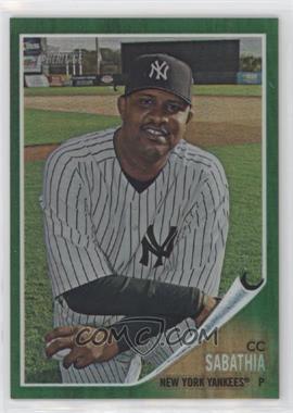 2011 Topps Heritage - Chrome - Green Refractor #C11 - CC Sabathia