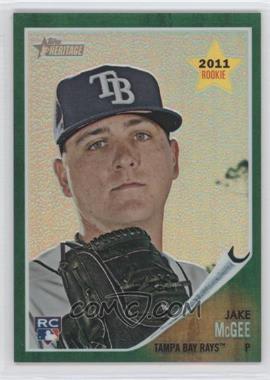 2011 Topps Heritage - Chrome - Green Refractor #C3 - Jake McGee